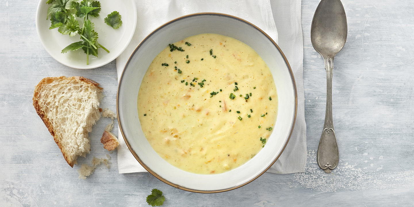 Täyteläinen Kana-kookoskeitto